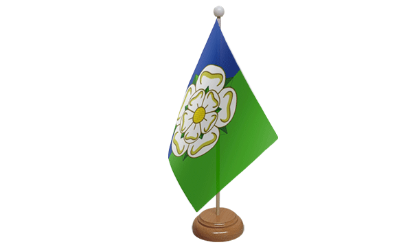 East Riding of Yorkshire Small Flag with Wooden Stand